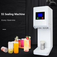 Cans Seal for Bubble Tea Sealer Automatic Aluminum Lid Plastic Pet Can Bottle Sealing Machine