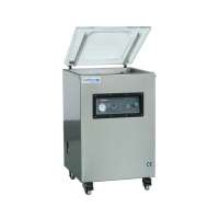 VM400E Semi Automatic Commercial Food Packaging Single Chamber Fruit Meat Fish Vacuum Sealing Machine